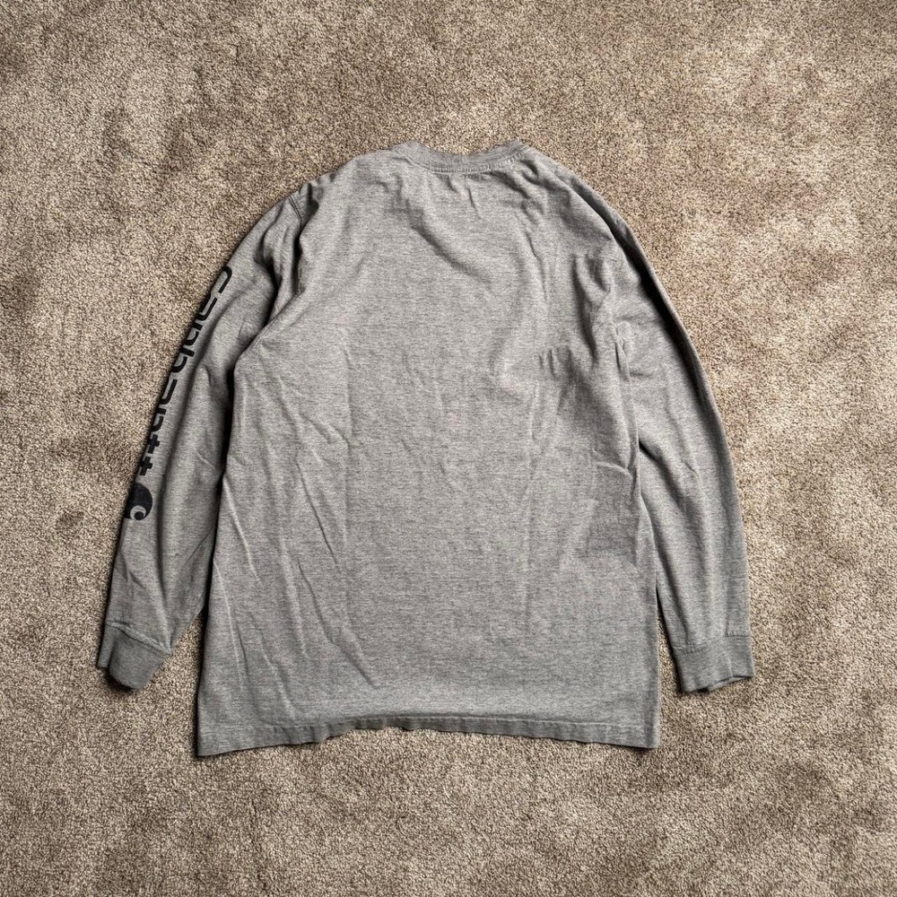 HEATHER GREY CARHARTT SLEEVE HIT LONG SLEEVE